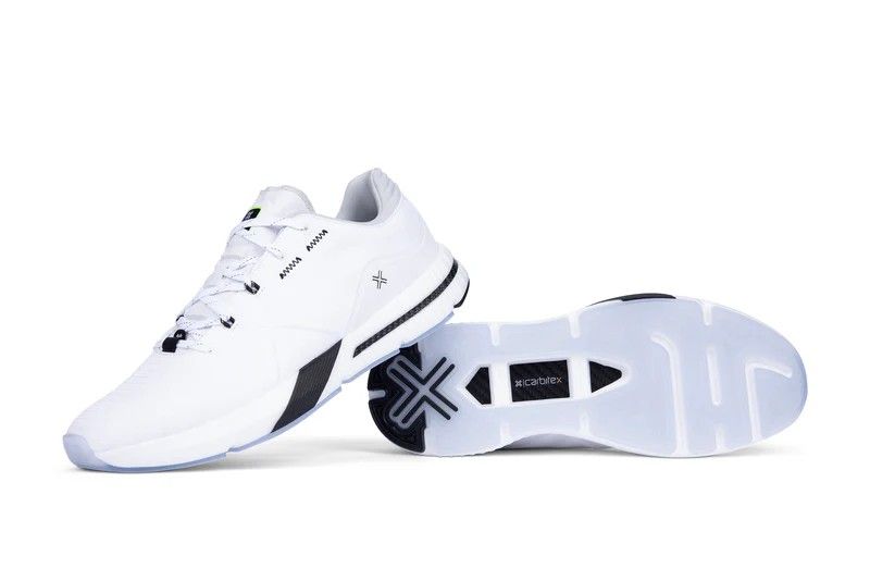 FRONT VIEW OF PAYNTR MENS TRAINER X 001 GOLF SHOES WITH FLEXIBILITY AND SPIKELESS TRACTION