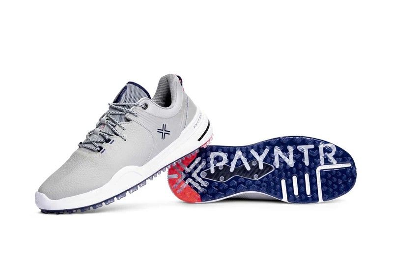 FRONT VIEW OF PAYNTR MENS X 002 LE GOLF SHOES WITH WATER RESISTANCE AND SPIKELESS TRACTION