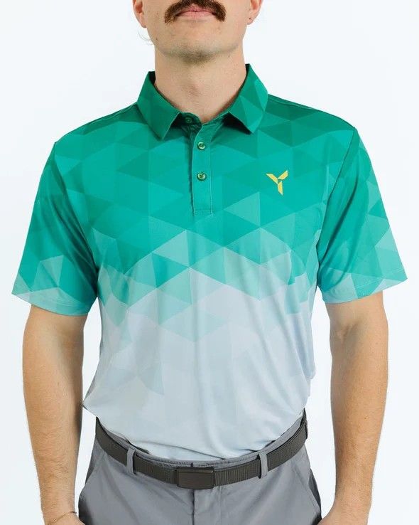MAIN IMAGE OF YATTA MENS AUGUSTA FADE LIMITED EDITION POLO IN AUGUSTA FADE MEDIUM