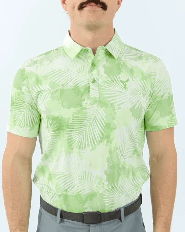 MAIN IMAGE OF YATTA MENS OLA OLA POLO IN OLA OLA MEDIUM WITH 4-WAY STRETCH AND MOISTURE WICKING
