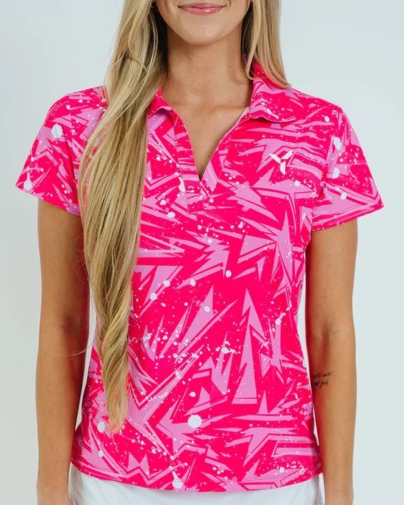 MAIN IMAGE OF YATTA WOMENS POW POLO IN POW XS WITH 4-WAY STRETCH AND MOISTURE WICKING
