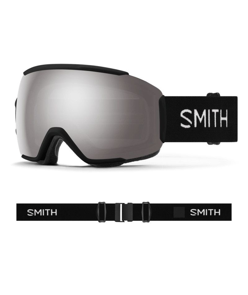 MAIN IMAGE OF SMITH UNISEX SEQUENCE OTG GOGGLES IN BLACK CHROMAPOP SUN PLATINUM MIRROR WITH ENHANCE…