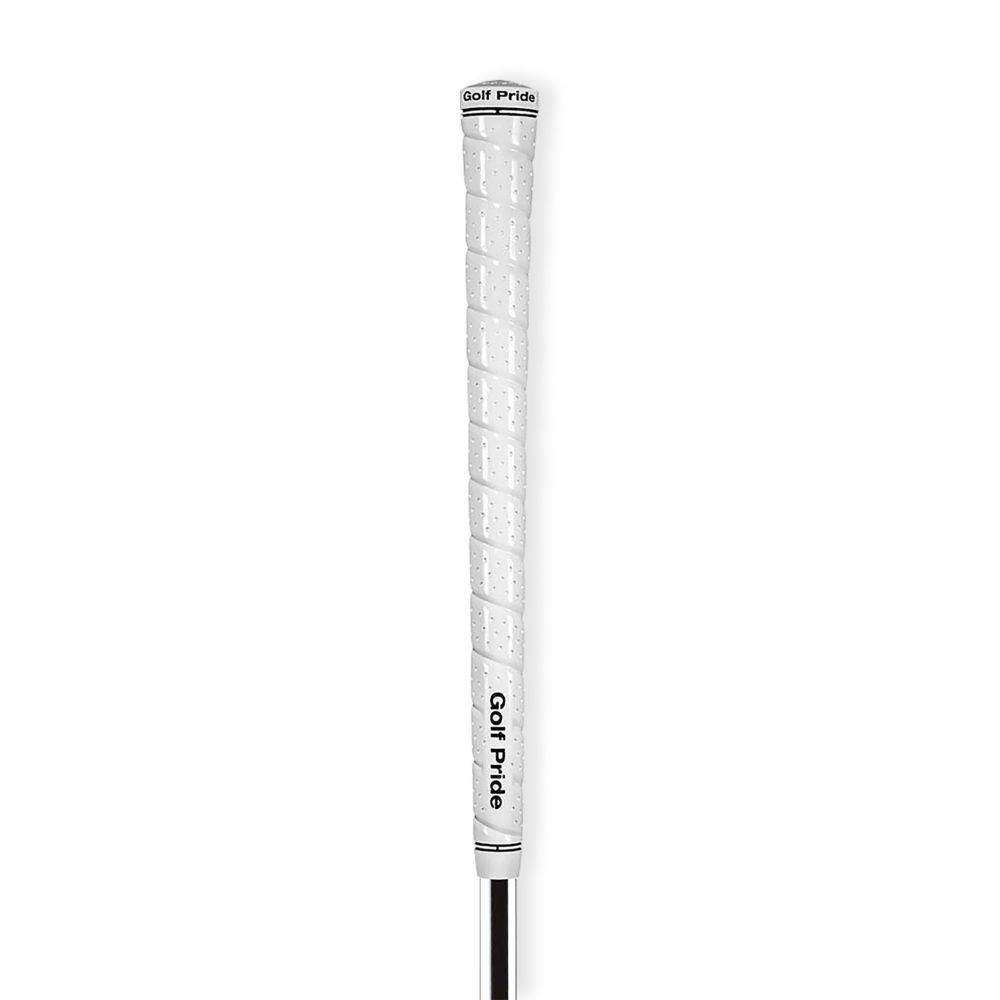 MAIN IMAGE OF GOLF PRIDE TOUR WRAP GOLF GRIP IN WHITE STANDARD WITH HIGH-TACK RUBBER