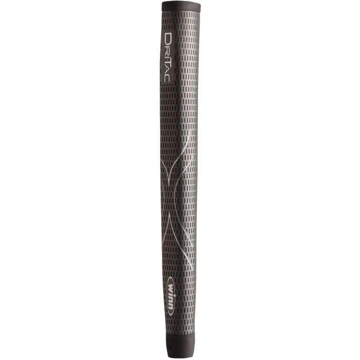 MAIN IMAGE OF WINN DRI-TAC PISTOL PUTTER GRIP IN DARK GREY MIDSIZE WITH ULTIMATE COMFORT