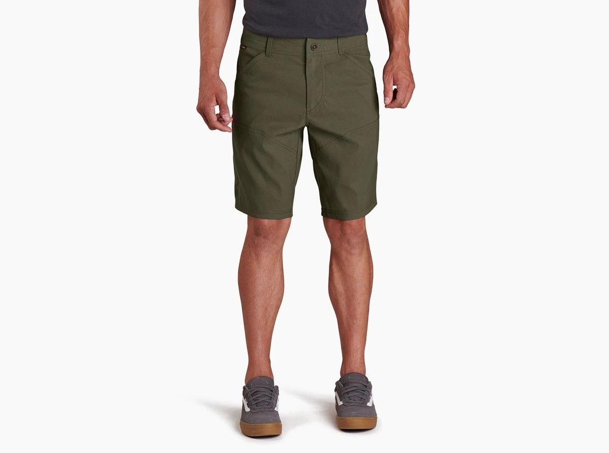 KUHL MENS RENEGADE SHORT 25, Color: BURNT OLIVE, Size: 32, Length: 10&quot;