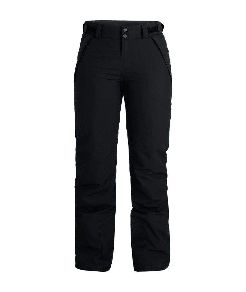 SPYDER WOMENS SECTION SNOW PANT 26, Color: BLACK, Size: SMALL, Length: REGULAR
