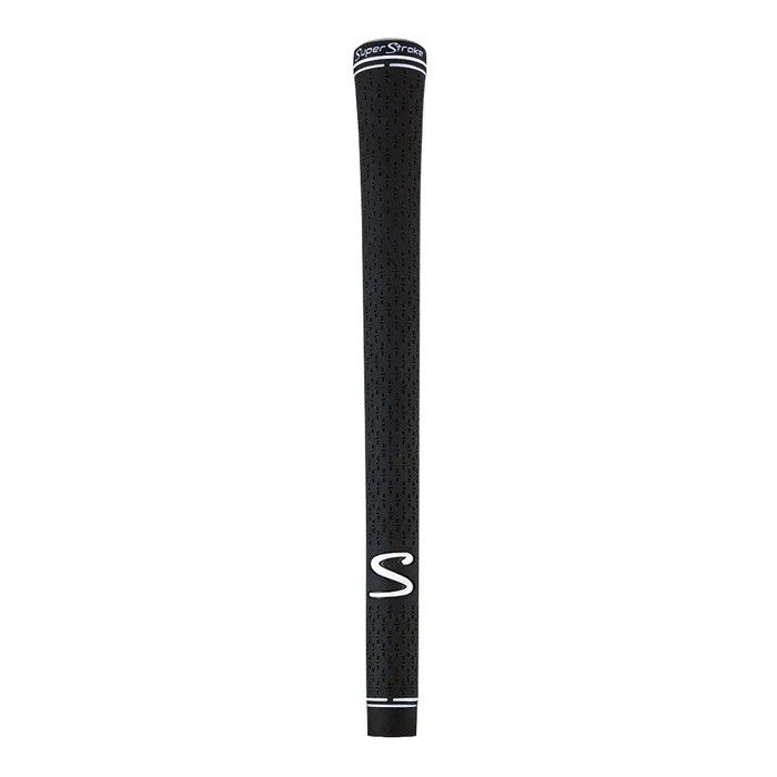 MAIN IMAGE OF SUPERSTROKE UNISEX S-TECH GOLF GRIP IN BLACK STANDARD WITH SOFT FEEL