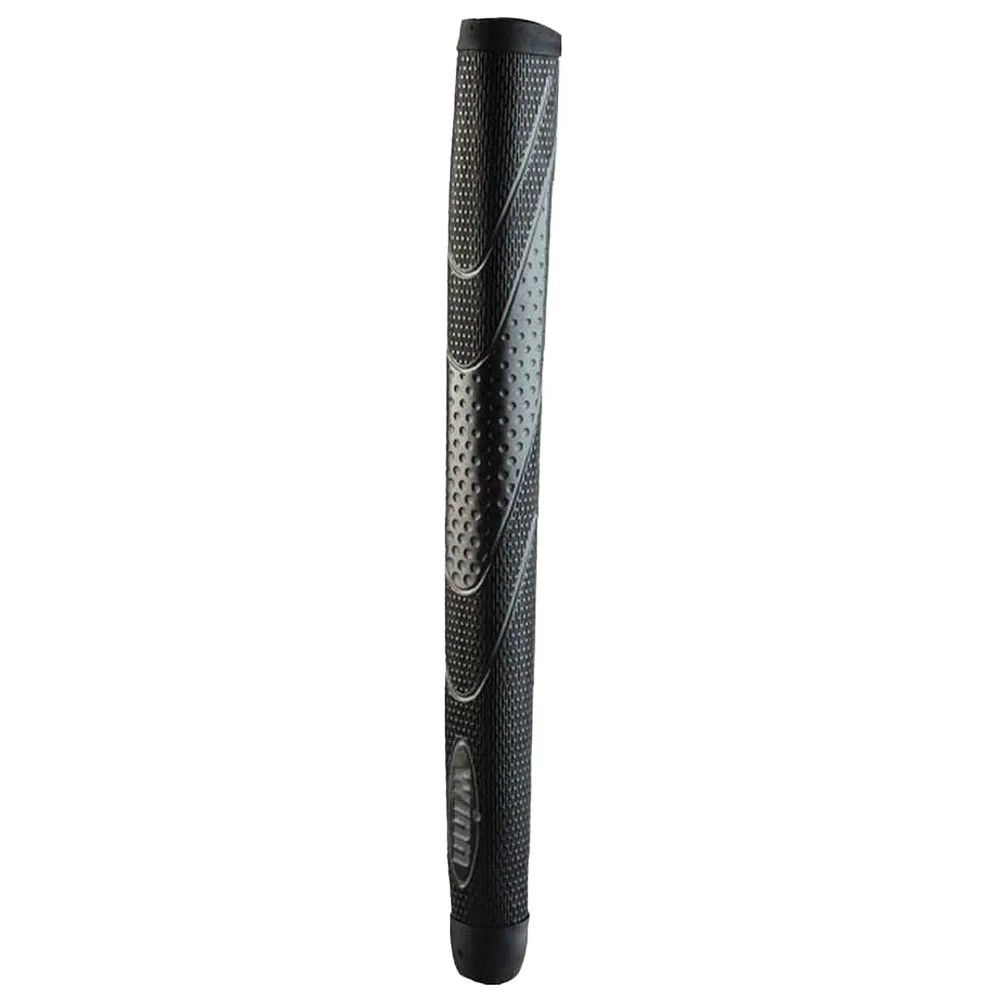 MAIN IMAGE OF WINN EXCEL PISTOL PUTTER GRIP IN BLACK MEDALLIST WITH ADDED COMFORT