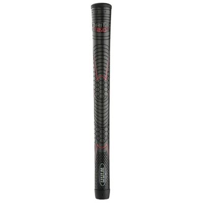 FRONT VIEW OF WINN DRI-TAC 2.0 GOLF GRIP WITH SHOCK ABSORPTION AND SLIP RESISTANCE