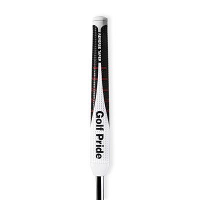FRONT VIEW OF GOLF PRIDE UNISEX REVERSE TAPER FLAT PUTTER GRIP WITH SOFT FEEL AND SQUARE IMPACT