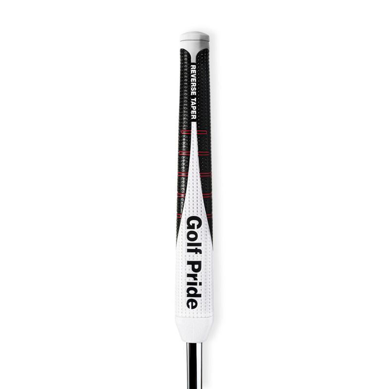 FRONT VIEW OF GOLF PRIDE UNISEX REVERSE TAPER FLAT PUTTER GRIP WITH SOFT FEEL AND SQUARE IMPACT
