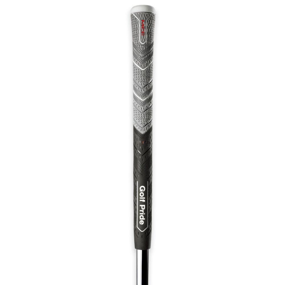 MAIN IMAGE OF GOLF PRIDE MCC PLUS 4 ALIGN MAX GOLF GRIP IN BLACK/GREY STANDARD WITH ALIGNMENT AID