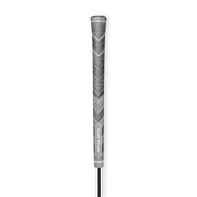 FRONT VIEW OF GOLF PRIDE MCC PLUS 4 GOLF GRIP WITH SUPERIOR GRIP AND ALL-WEATHER PERFORMANCE