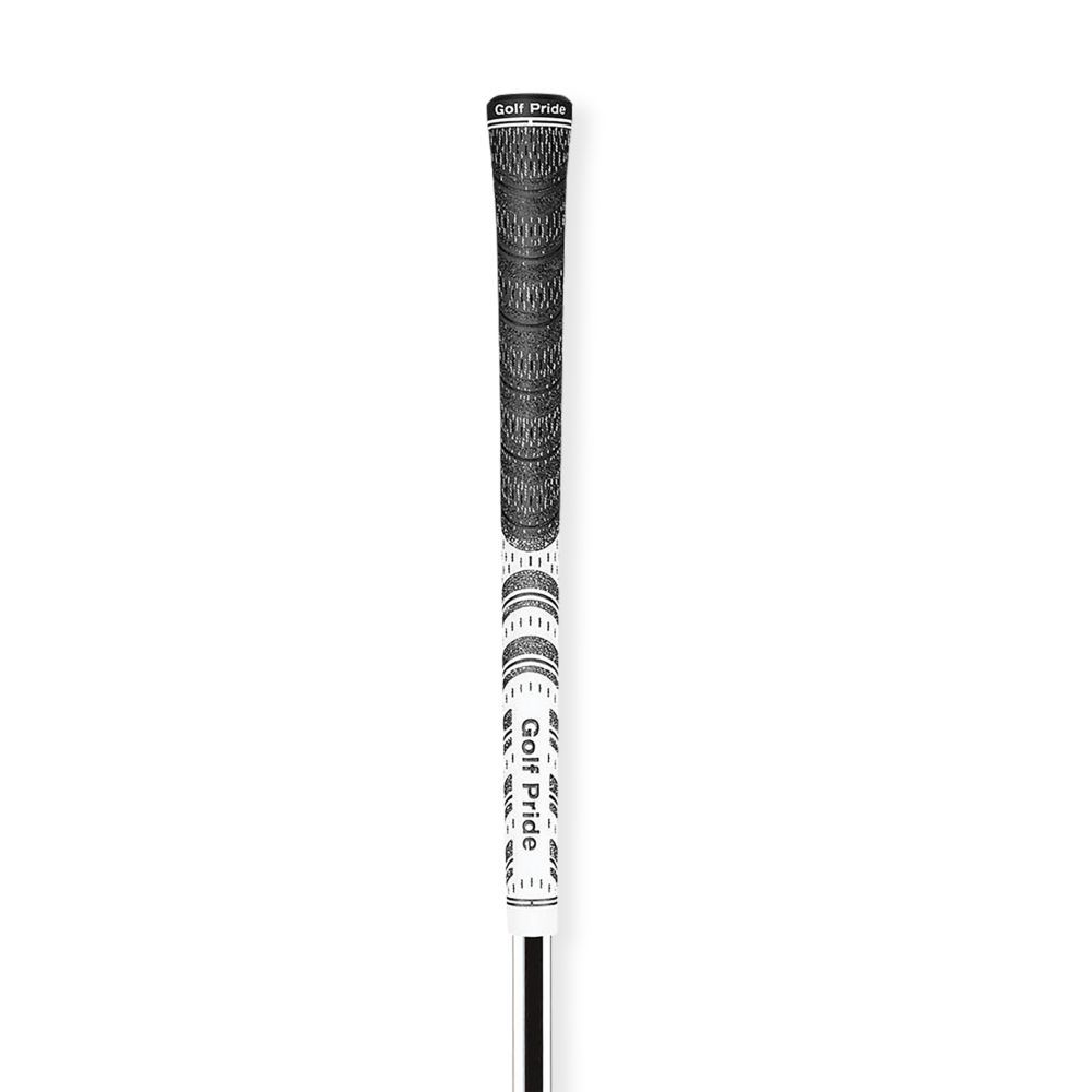 MAIN IMAGE OF GOLF PRIDE MCC GOLF GRIP IN WHITE/BLACK STANDARD WITH SUPERIOR GRIP