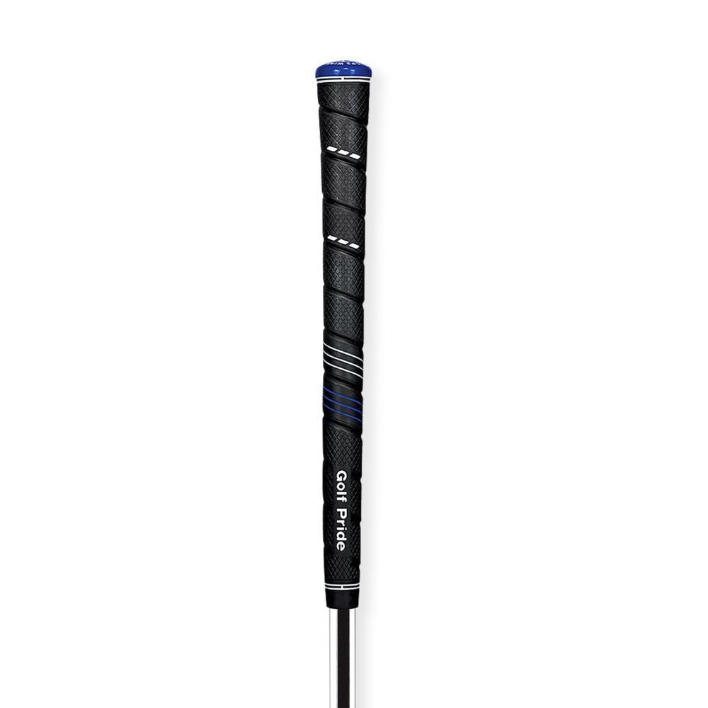 MAIN IMAGE OF GOLF PRIDE CP2 WRAP GOLF GRIP IN BLACK/BLUE STANDARD WITH MAXIMUM COMFORT