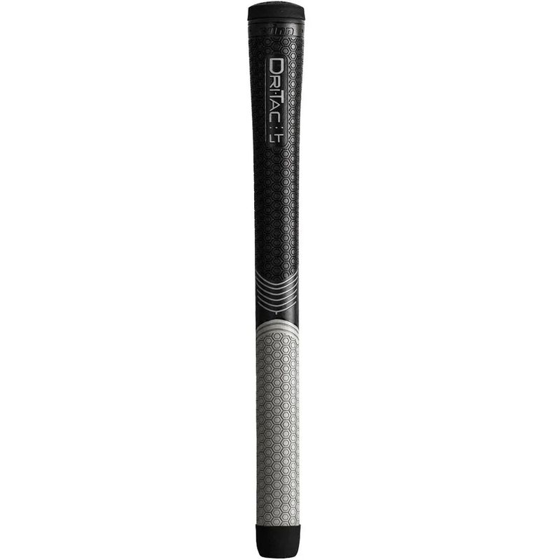 FRONT VIEW OF WINN DRI-TAC LT GOLF GRIP WITH BETTER CONTROL AND ALL WEATHER PERFORMANCE