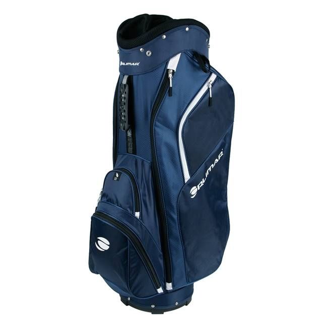MAIN IMAGE OF ORLIMAR UNISEX CRX 14.6 14-WAY CART BAG IN NAVY/WHITE WITH INSULATED COOLER POCKET AND 6 ZIPPERED POCKETS
