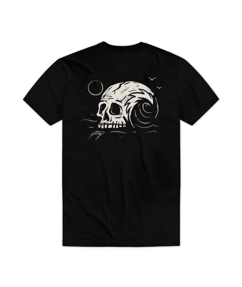MAIN IMAGE OF JETTY MENS CRUSH SHORT SLEEVE SHIRT IN BLACK SMALL WITH ULTRA SOFT FABRIC