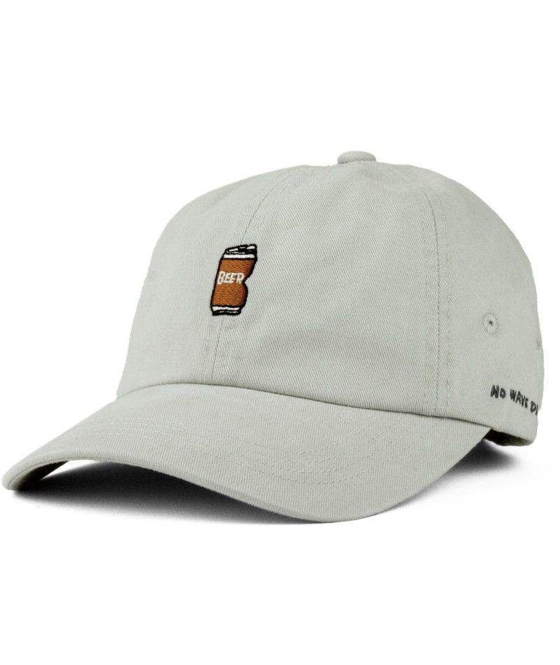 MAIN IMAGE OF JETTY UNISEX NO WAVE DAD CAP IN GREY O/S WITH ALL-DAY COMFORT AND ADJUSTABLE CLOSURE