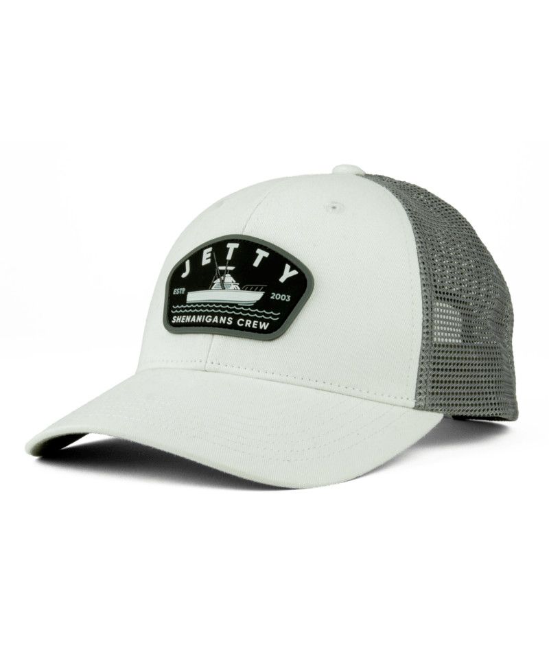 MAIN IMAGE OF JETTY UNISEX SHENANIGANS TRUCKER CAP IN WHITE O/S WITH BREATHABILITY