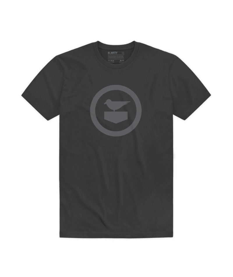 MAIN IMAGE OF JETTY MENS ICON SHORT SLEEVE SHIRT IN BLACK MEDIUM WITH ULTRA SOFT FABRIC