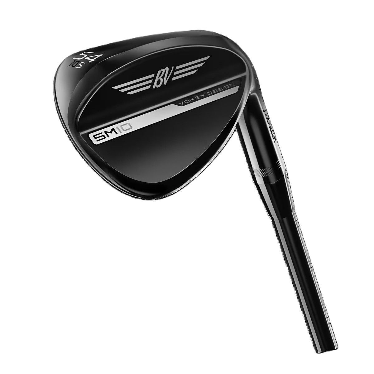 MAIN IMAGE OF TITLEIST UNISEX VOKEY SM10 BLACK VAPOR WEDGE IN F GRIND RIGHT 50.08 WITH MORE CONTROL