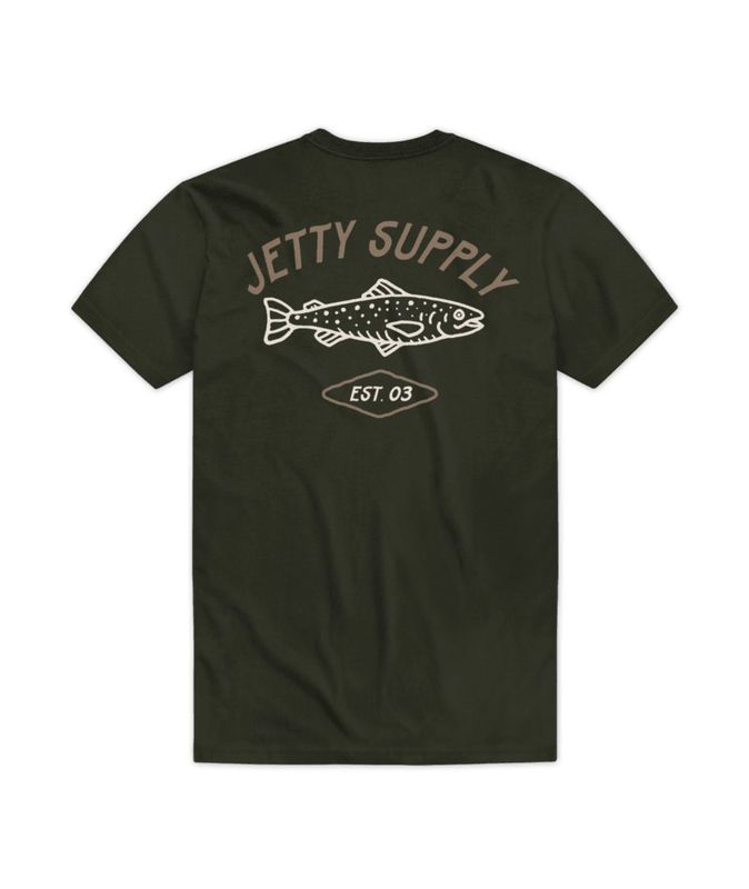 BACK VIEW OF JETTY MENS CHUM SHORT SLEEVE SHIRT WITH ULTRA SOFT FABRIC AND LIGHTWEIGHT MATERIAL