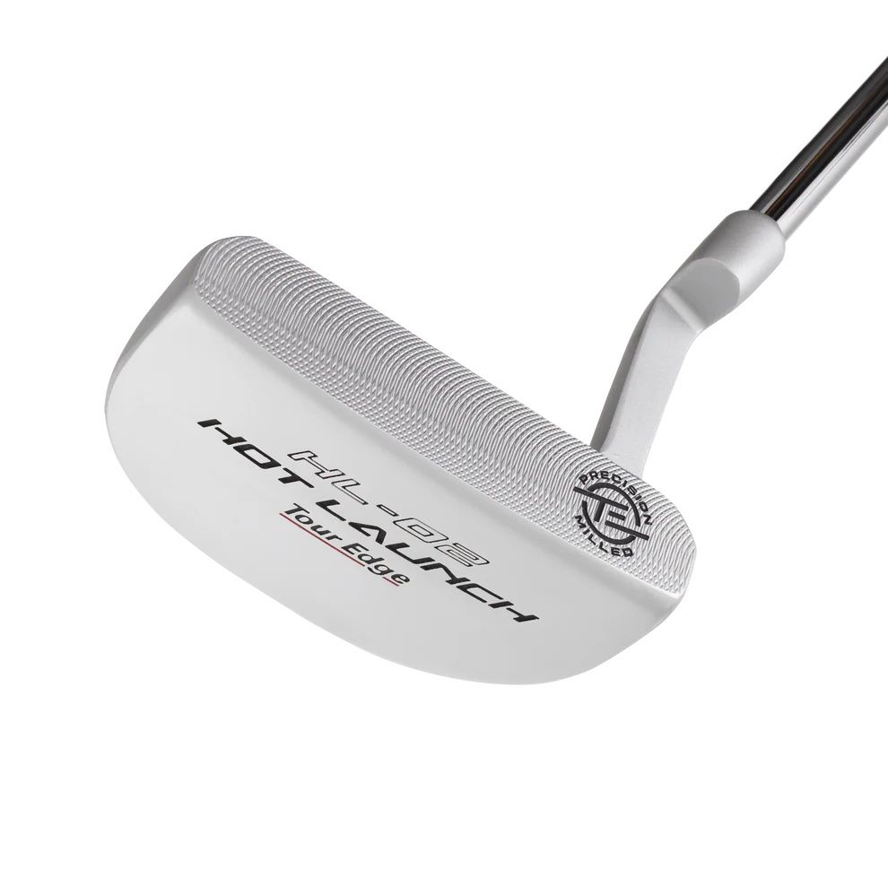 MAIN IMAGE OF TOUR EDGE HOT LAUNCH HL02 MALLET PUTTER IN RIGHT 35&quot; STEEL WITH MILLED FACE AND ALIGH…