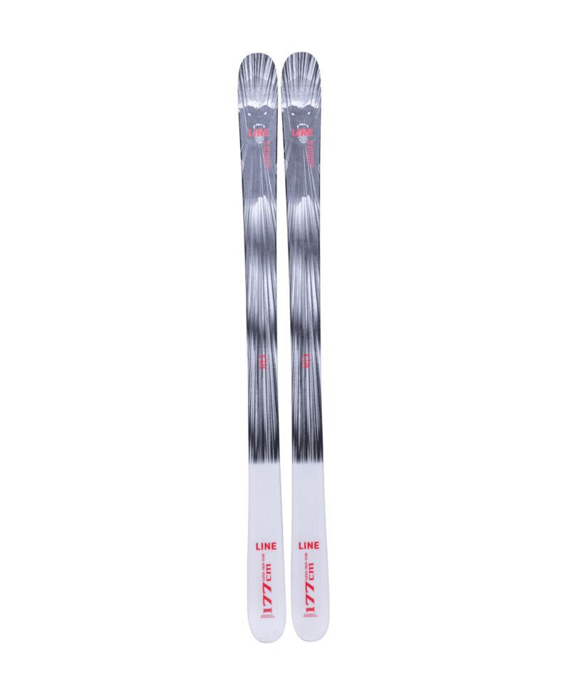 MAIN IMAGE OF LINE UNISEX HONEY BADGER DOWNHILL SKIS IN BLACK/WHITE/RED 144 WITH INCREASED DURABILI…