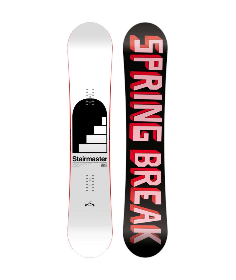 MAIN IMAGE OF CAPITA UNISEX SPRING BREAK STAIRMASTER SNOWBOARD IN WHITE/BLACK/RED/PINK 158 WITH MAX…