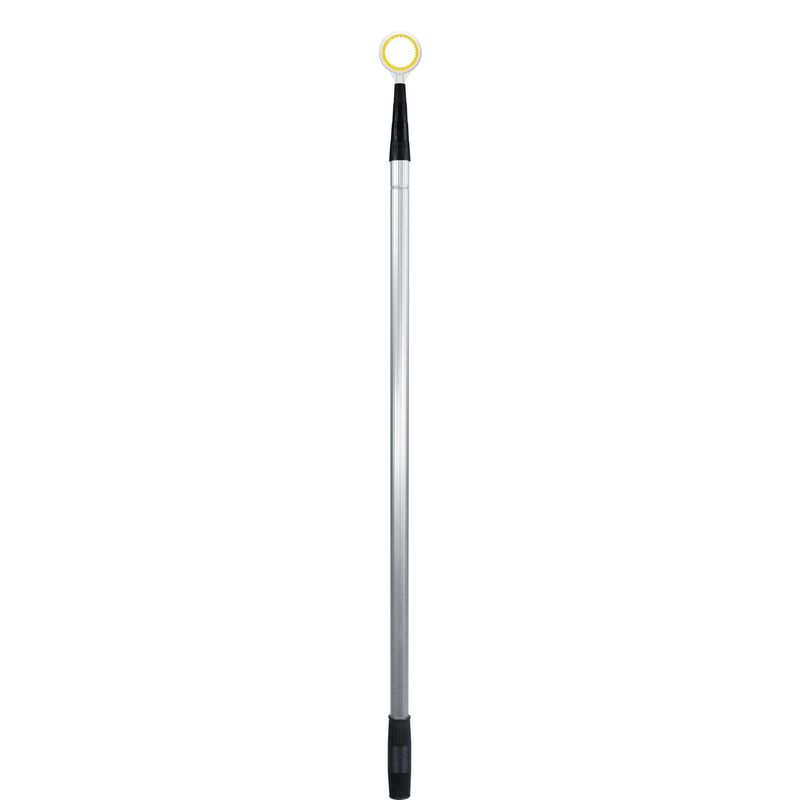 FRONT VIEW OF I GOTCHA JAWZ FULL LENGTH GOLF BALL RETRIEVER WITH SECURE BALL PICK UP, DURABLE ALUMINUM, AND EXTENDED REACH