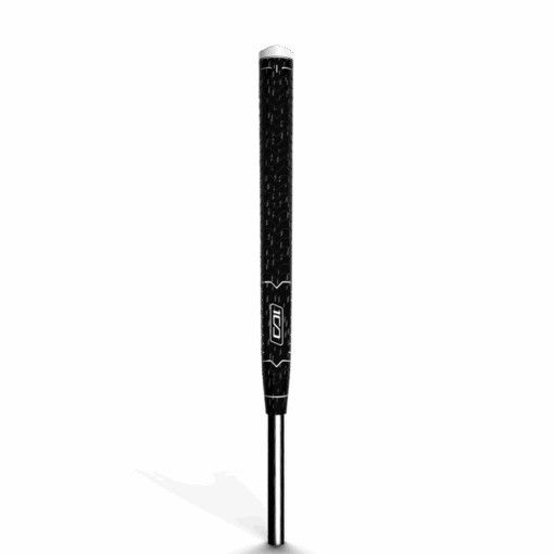 FRONT VIEW OF SUPERSTROKE DEEP ETCHED CORD PUTTER GRIP FEATURES CONTROL, ENHANCED FEEDBACK, AND PIS…