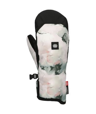 BACK OF HAND VIEW OF 686 WOMENS REVEL MITTEN FEATURES INFILOFT® INSULATION, TOUCHSCREEN COMPATIBLE,…