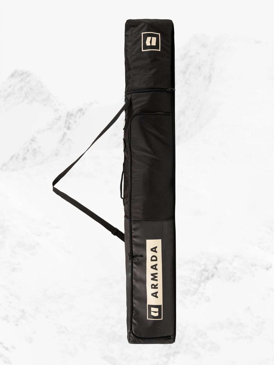 MAIN IMAGE OF ARMADA UNISEX STIBBS DOUBLE DOWNHILL SKI BAG IN BLACK/AFTERGLOW O/S WITH WATER RESIST…
