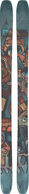 TOPSHEET VIEW OF ATOMIC UNISEX BENT 90 DOWNHILL SKIS FEATURES LIGHT WOODCORE, VERSATILE IN ANY TERR…