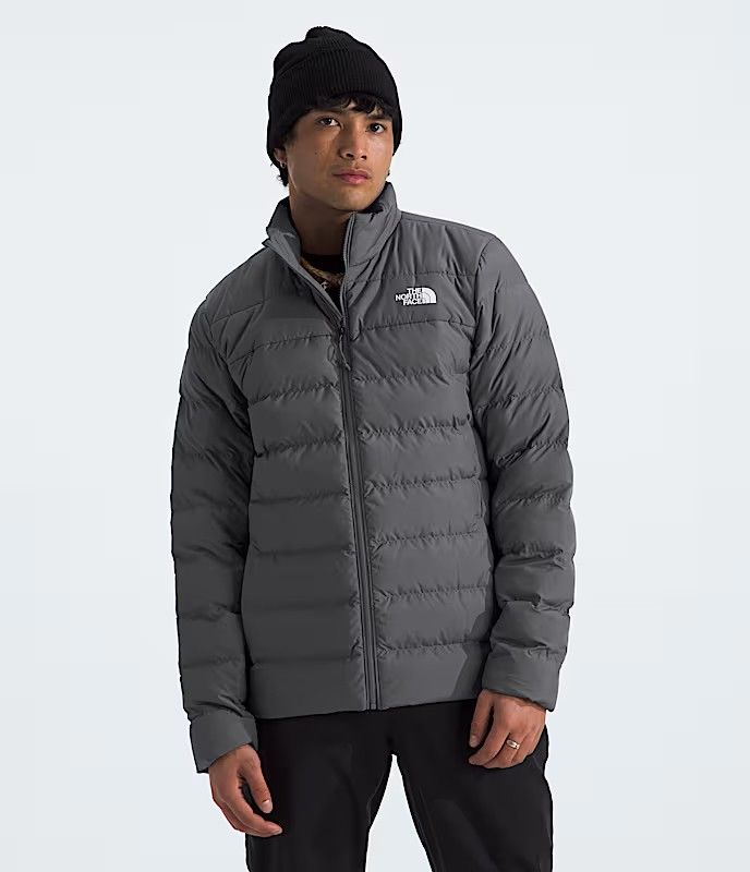 MAIN IMAGE OF THE NORTH FACE MENS ACONCAGUA 3 WINTER JACKET IN SMOKED PEARL SMALL WITH 600-FILL DOW…