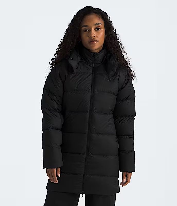 MAIN IMAGE OF THE NORTH FACE WOMENS HYDRENALITE™ CITY DOWN HOODED PARKA IN TNF BLACK XS WITH 600-FI…