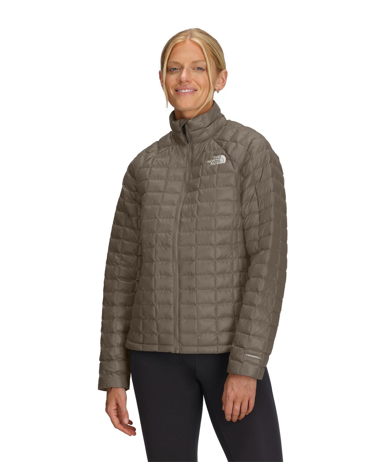MAIN IMAGE OF THE NORTH FACE WOMENS THERMOBALL™ WINTER JACKET IN MOCHA BROWN XS WITH WINDPROOF FABR…