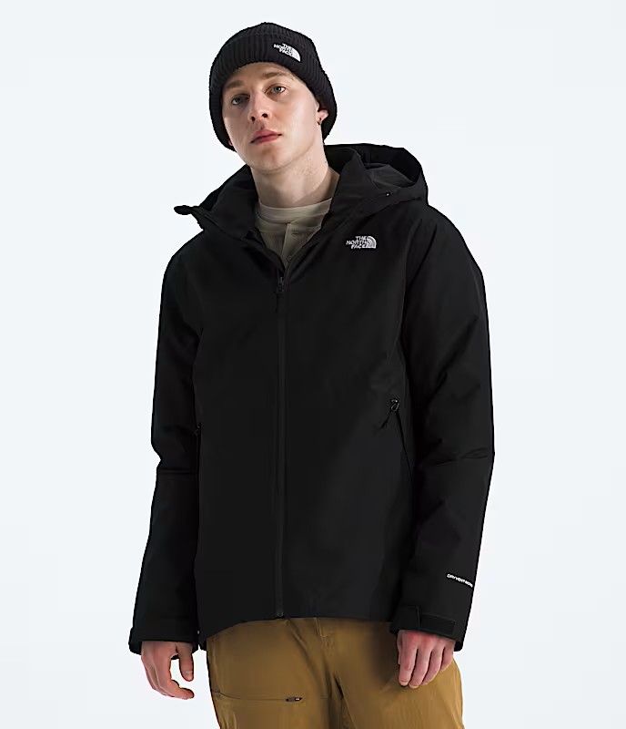 MAIN IMAGE OF THE NORTH FACE MENS CARTO MONO TRICLIMATE® HOODED WINTER JACKET IN TNF BLACK SMALL WI…