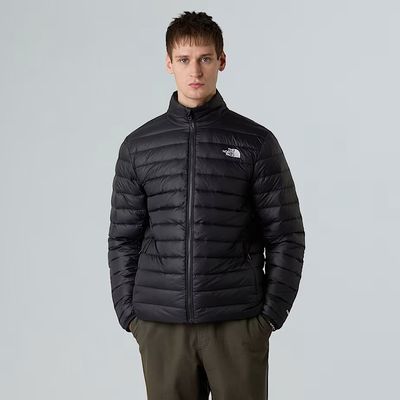 FRONT VIEW OF THE NORTH FACE MENS CLASSIC DOWN WINTER JACKET FEATURES 700-FILL DOWN INSULATION AND …