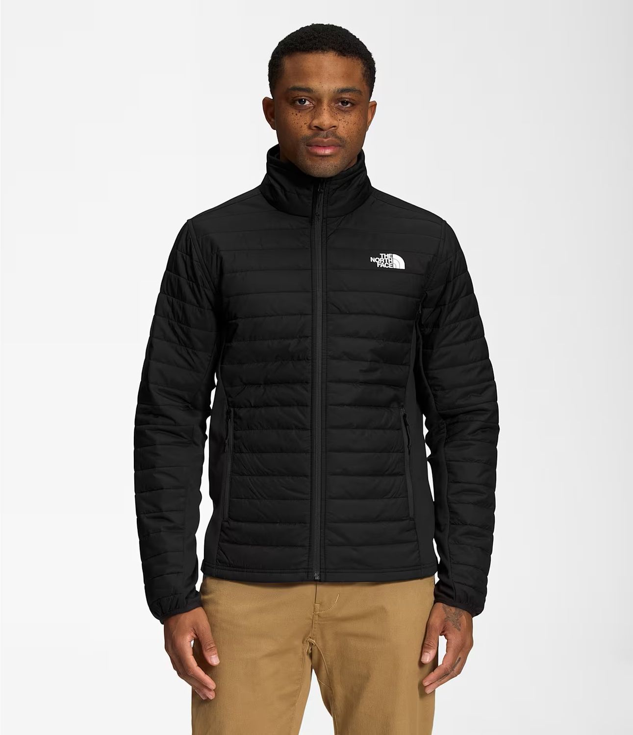 THE NORTH FACE MENS CANYONLANDS HYBRID WINTER JACKET 26, Color: TNF BLACK/NPF, Size: SMALL