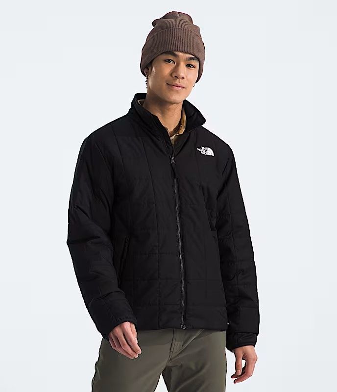 MAIN IMAGE OF THE NORTH FACE MENS JUNCTION INSULATED WINTER JACKET IN TNF BLACK SMALL WITH WATER RE…