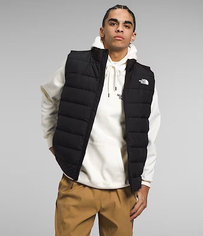 MAIN IMAGE OF THE NORTH FACE MENS ACONCAGUA 3 VEST IN TNF BLACK/NPF SMALL WITH WATER REPELLENCY AND…