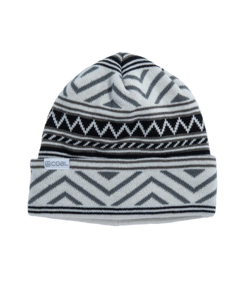 MAIN IMAGE OF COAL UNISEX WESTON WINTER HAT IN OFF WHITE O/S WITH COZY STYLE AND EVERDAY WINTER WAR…