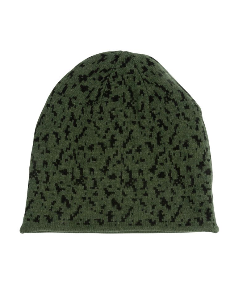 MAIN IMAGE OF COAL UNISEX HOUDINI WINTER HAT IN DARK GREEN/BLACK O/S WITH REVERSIBLE STYLE AND INCR…