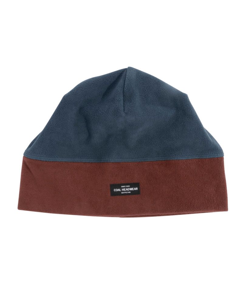 MAIN IMAGE OF COAL UNISEX SULLY WINTER HAT IN NAVY/BURGUNDY O/S WITH SOFT FLEECE FABRIC AN ADDED IN…