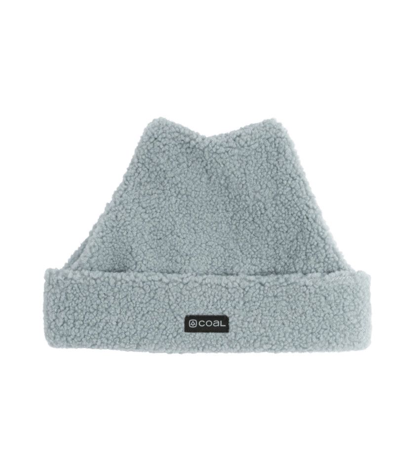 MAIN IMAGE OF COAL UNISEX AURORA WINTER HAT IN SHALE BLUE O/S WITH COZY SHERPA FLEECE MATERIAL AND …