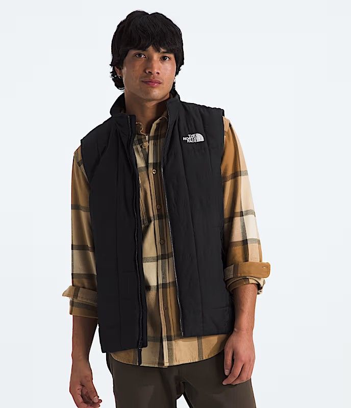 MAIN IMAGE OF THE NORTH FACE MENS JUNCTION INSULATED VEST IN TNF BLACK SMALL WITH LIGHTWEIGHT INSUL…