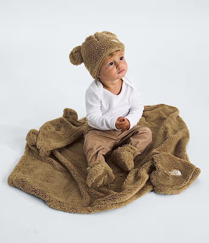 MAIN IMAGE OF THE NORTH FACE YOUTH BABY CAMPSHIRE BOX SET IN TEDDY BROWN 6-12M WITH BLANKET WITH CO…