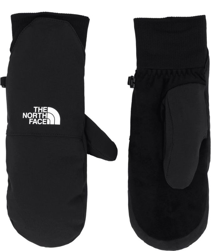 PALM AND BACK OF HAND VIEW OF THE NORTH FACE WOMENS SHELBE RASCHEL ETIP™ MITTEN FEATURES WARM INSUL…